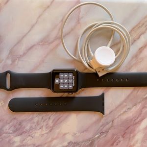 Apple Watch Series 3 GPS + Cellular, 38mm (w/ accessories)